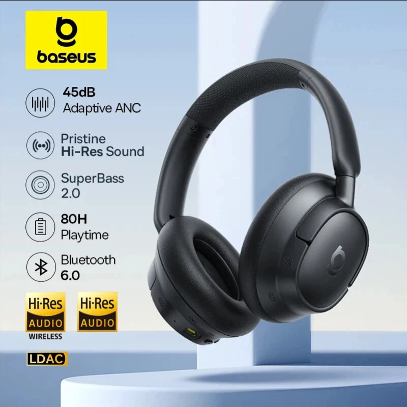 Retro Gaming Headset - Casque sans fil Baseus EH10 NC