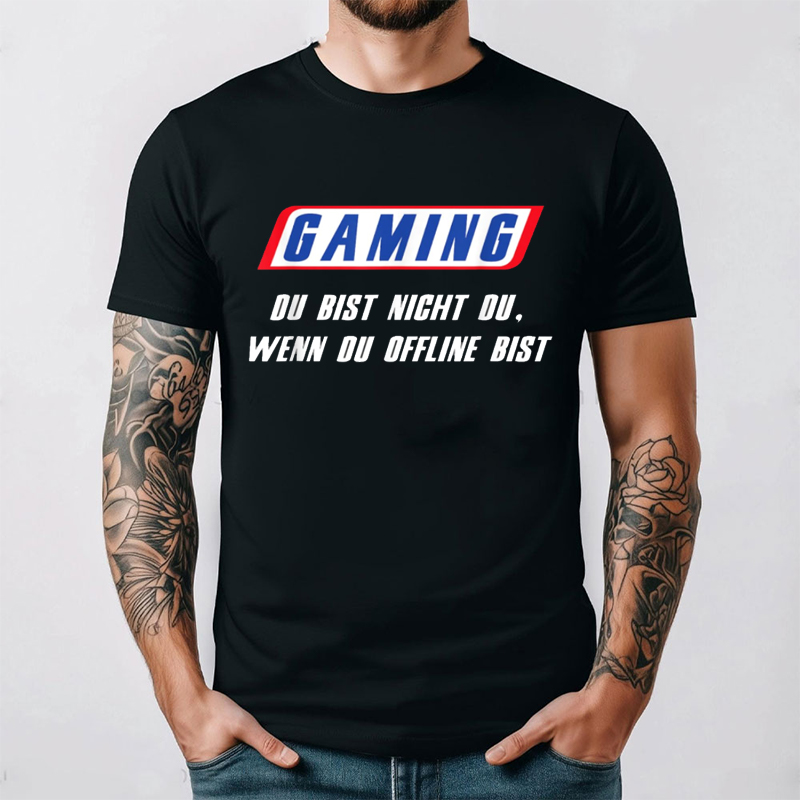 Retro Gaming Gift Ideas - Drôle allemand t-shirt jeu Du Bist