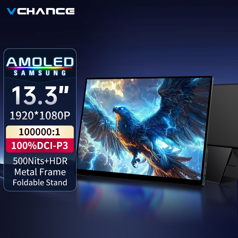Crt Monitor Stand - VCHANCE 13.3 ''OLED moniteur Portable 1920x1080p