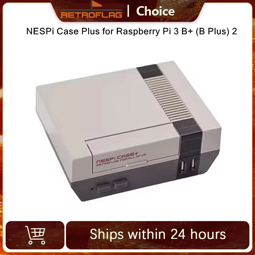 Raspberry Pi Retropie - Boîtier Retroflag NESPi Plus avec bouton