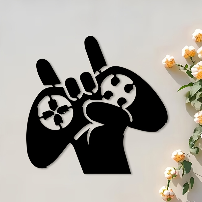 Retro Gaming Art - Décoration Murale Rétro en Métal :