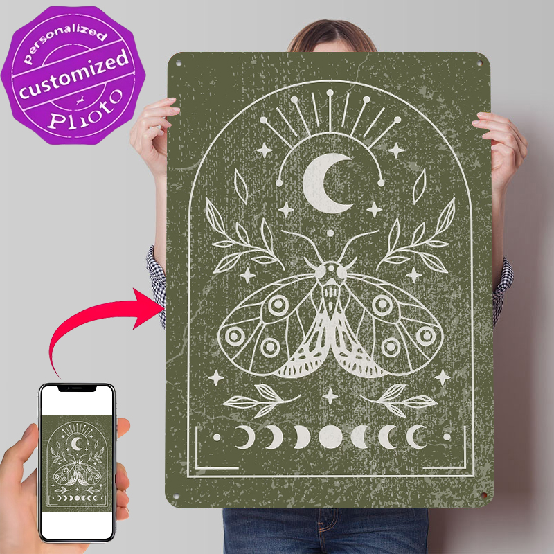 Retro Gaming At Home - Affiche personnalisée « Mites et Lune