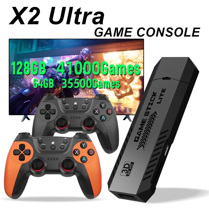 Retro Gaming Art - Stick de jeu rétro X2 Ultra