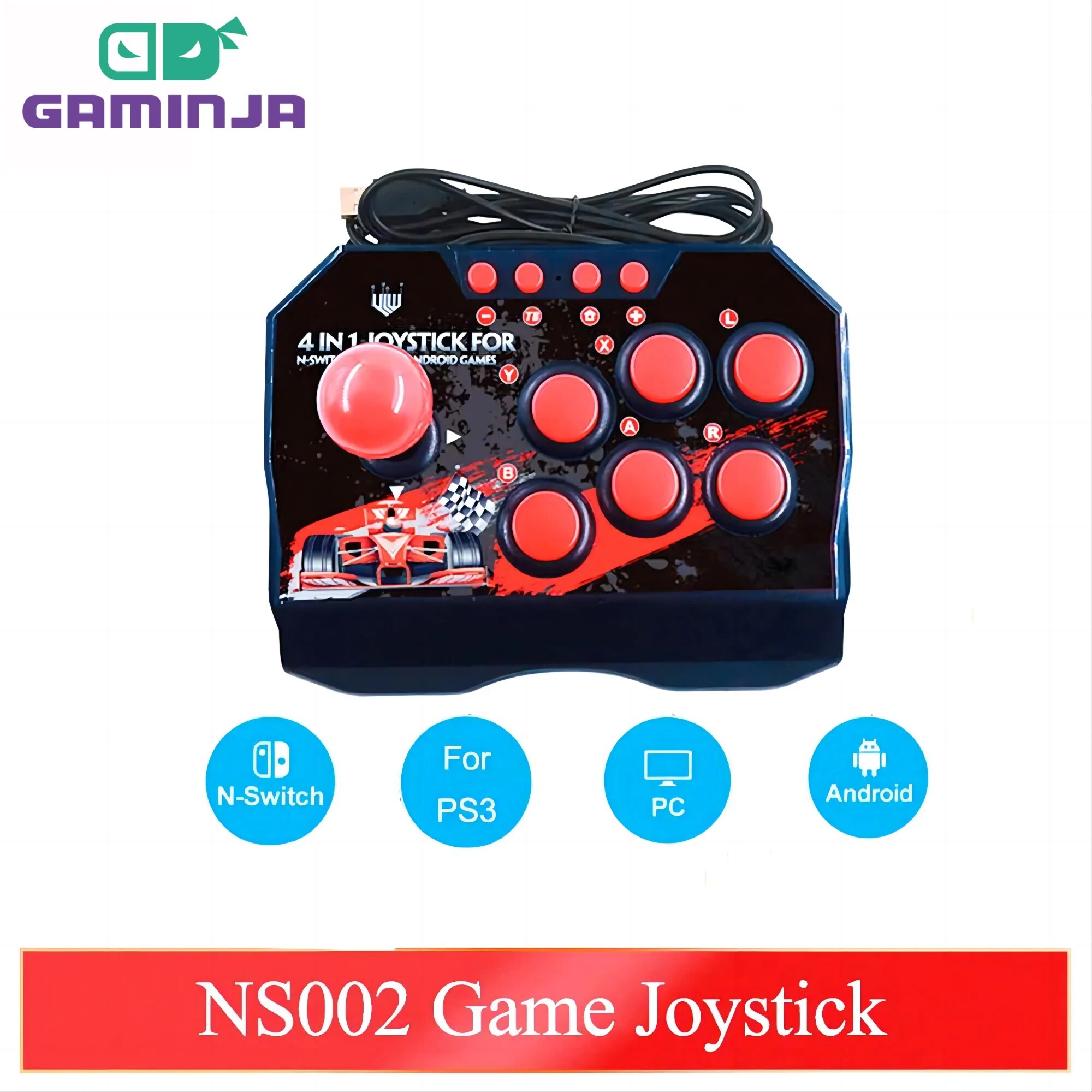 Raspberry Pi Retropie - GAMINJA NS002 4 En 1 Rétro