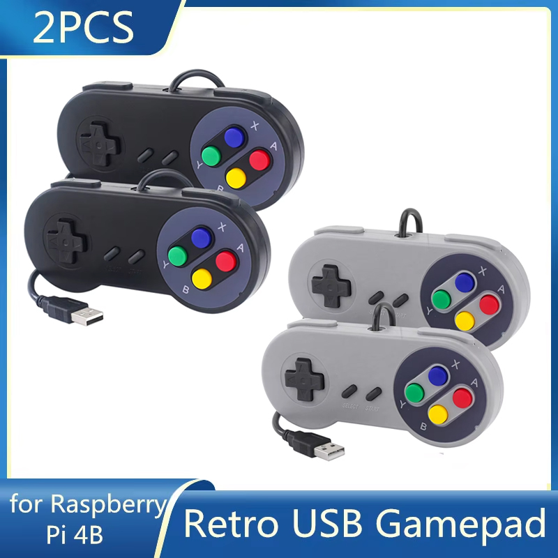 Raspberry Pi Retropie - Manette de jeu USB rétro, contrôleur