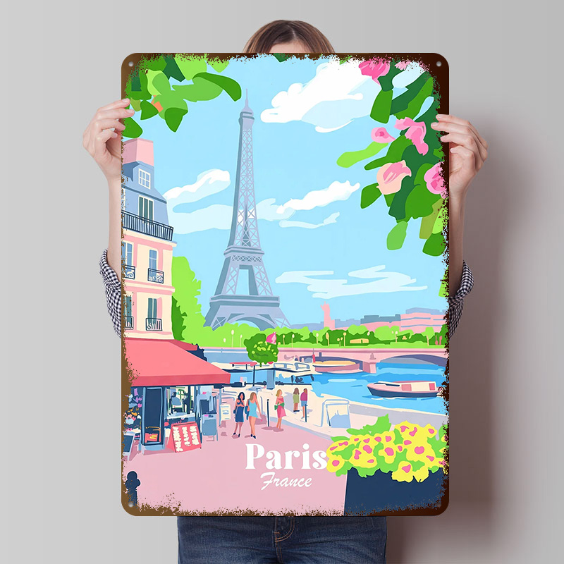 Retro Gaming Paris - Affiche de Paris, France, personnalisée, en