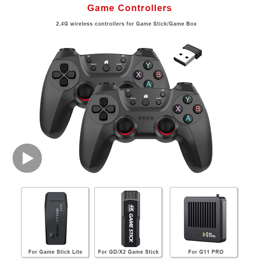 Retro Gaming Cabinet - Manette de jeu sans fil, contrôle