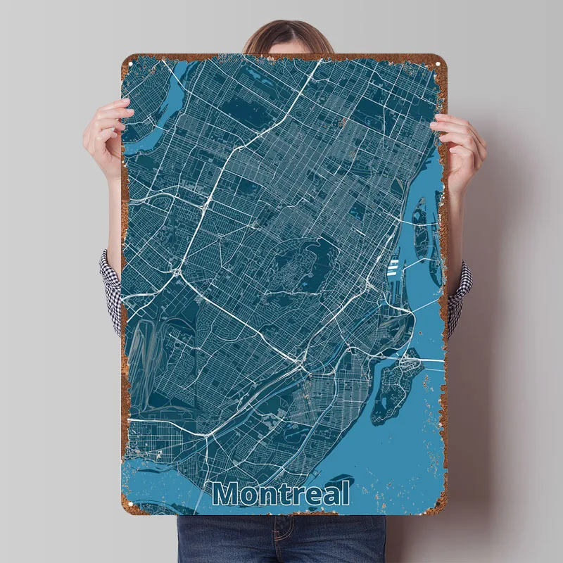 Retro Gaming Montreal - Affiche de la carte de la