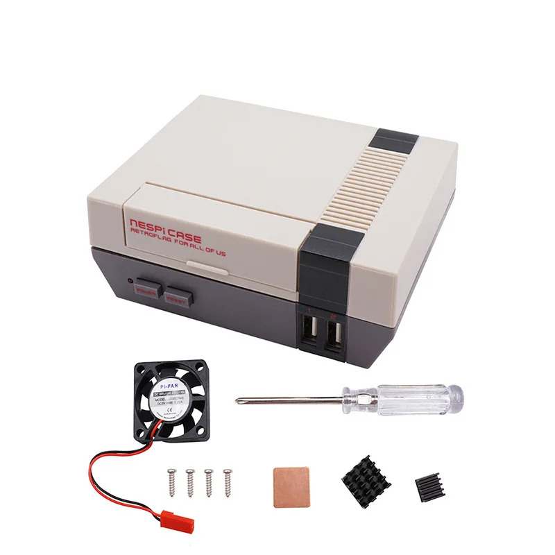 Raspberry Pi Retropie - Boîtier Nespi+compatible avec les modèles Raspberry
