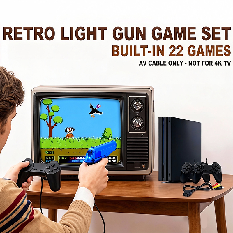 Retro Gaming Light Gun - Console de jeu de style PS