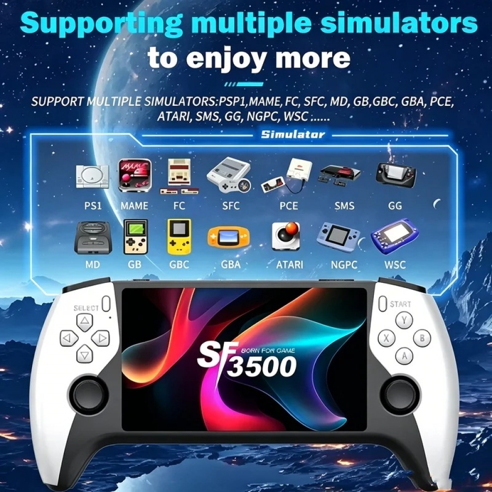Retro Gaming Download - Console de jeu portable SF3500 5