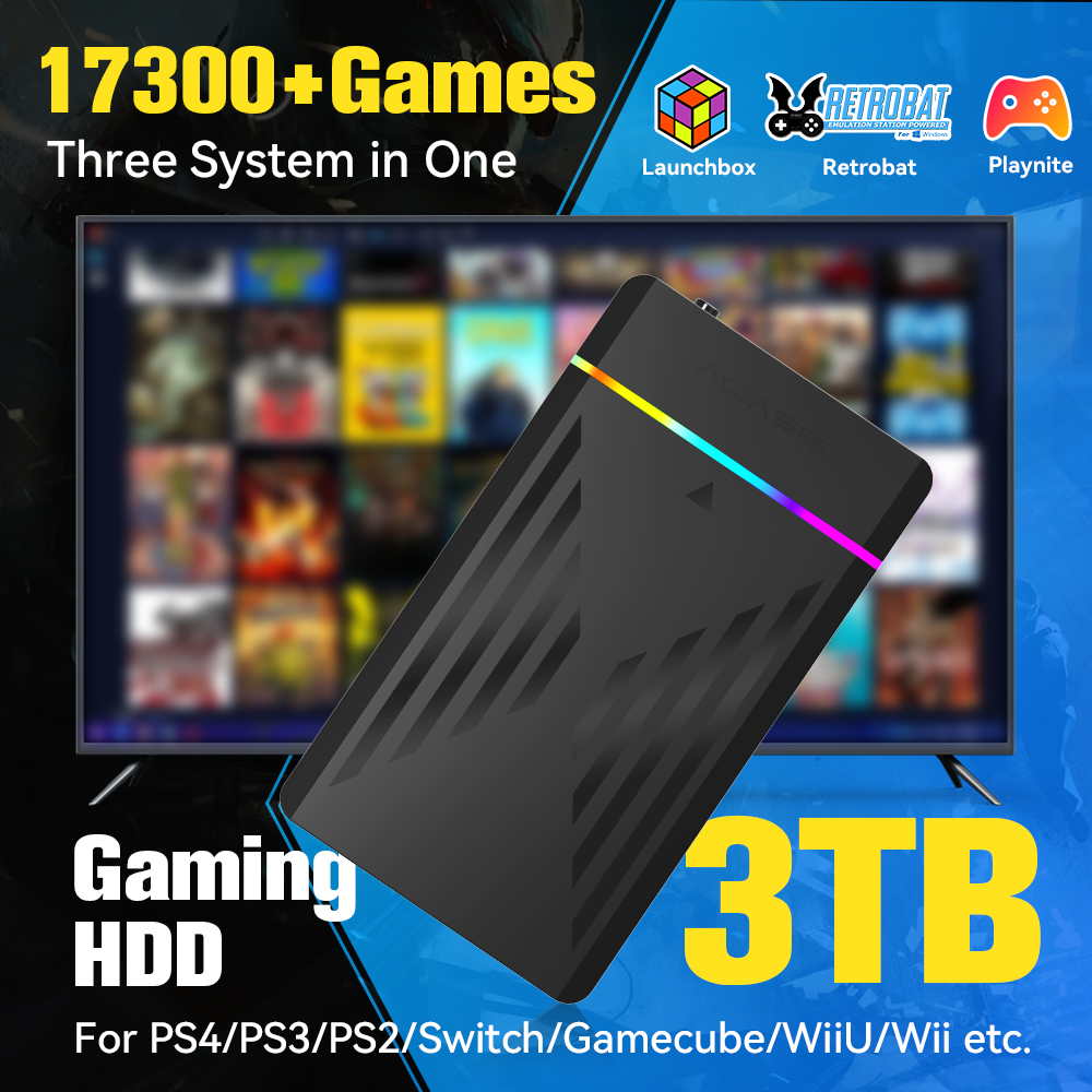 Retro Gaming Download - Boîte de lancement de disque dur