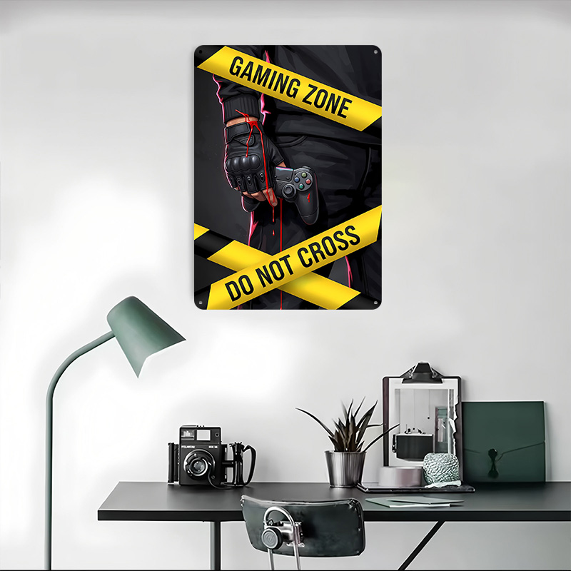 Affiche 'Gaming Zone Do Not Cr - Retro Gaming Zone avis et prix