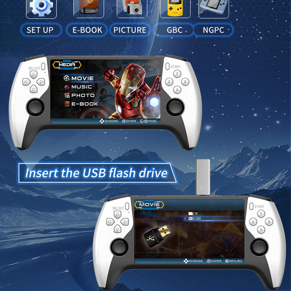 Nouvelle console de jeu portab - Retro Gaming Download avis et prix