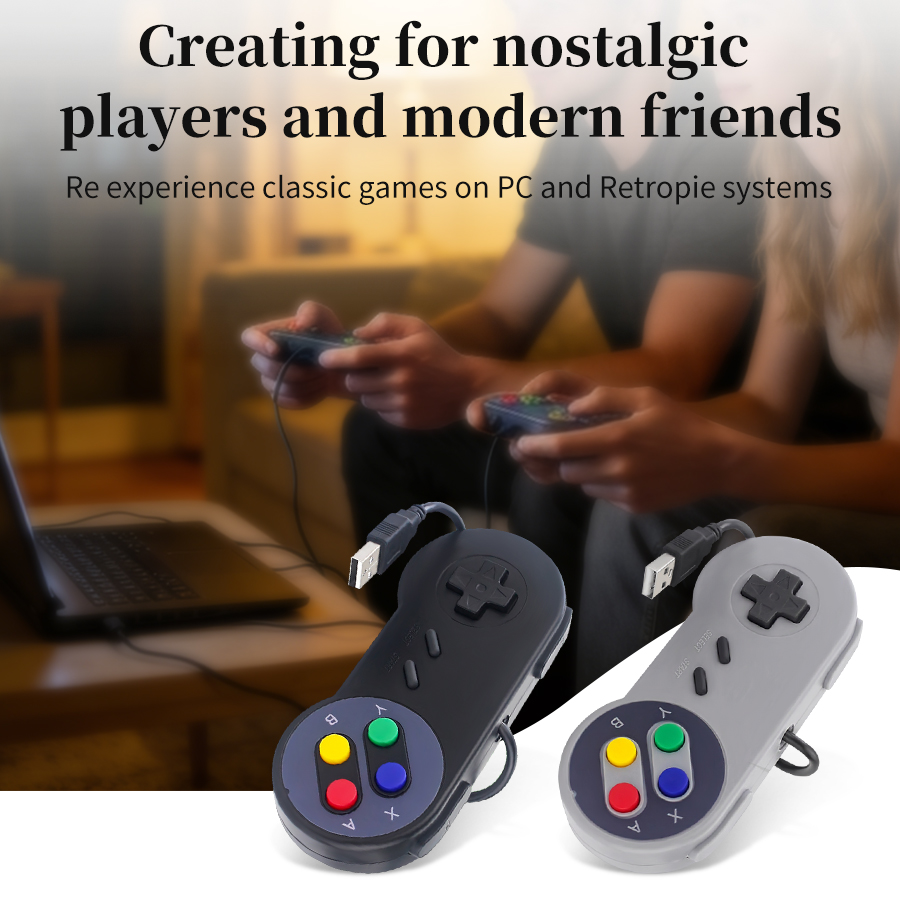 Manette de jeu rétro USB SNES, - Raspberry Pi Retropie avis et prix