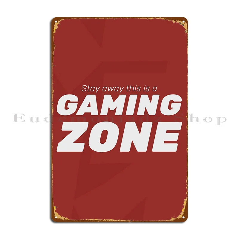 Panneaux métalliques Stay Away - Retro Gaming Zone avis et prix