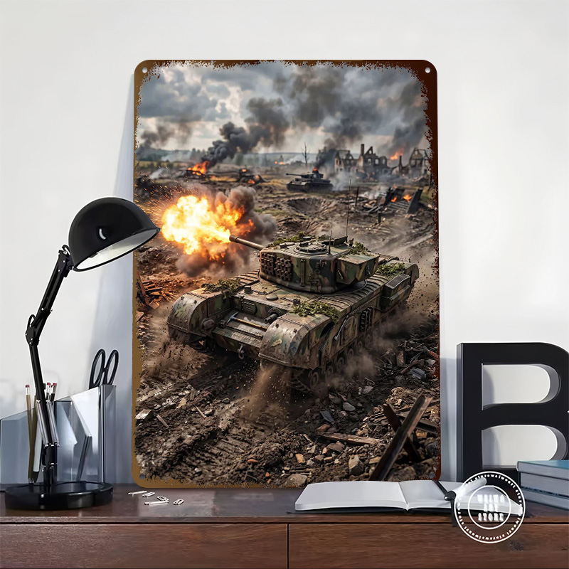Affiche Rétro de Tir de Char e - Retro Gaming Zone avis et prix