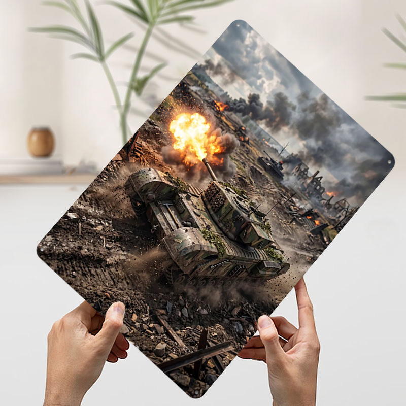 Affiche Rétro de Tir de Char e - Retro Gaming Zone avis et prix