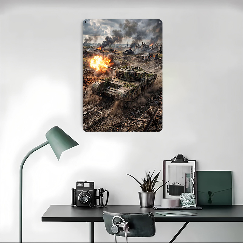 Affiche Rétro de Tir de Char e - Retro Gaming Zone avis et prix