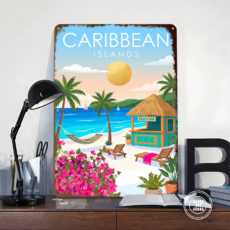 Affiche en tôle personnalisée  - Retro Gaming Island avis et prix