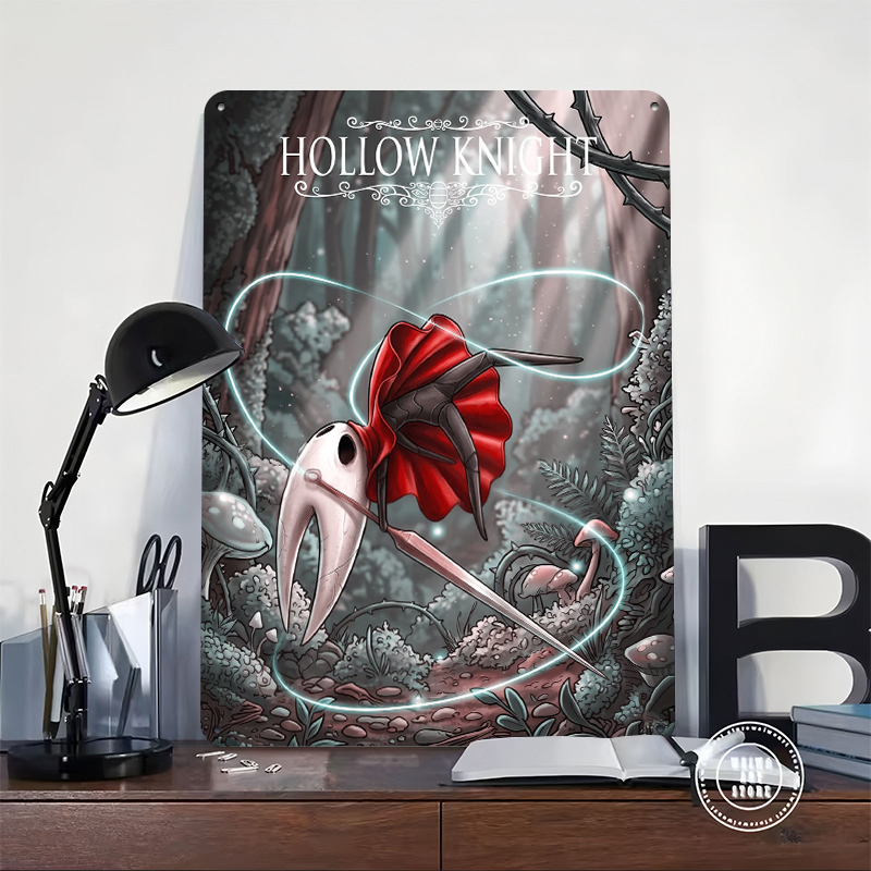 Affiche métallique Hollow Knig - Retro Gaming At Home avis et prix