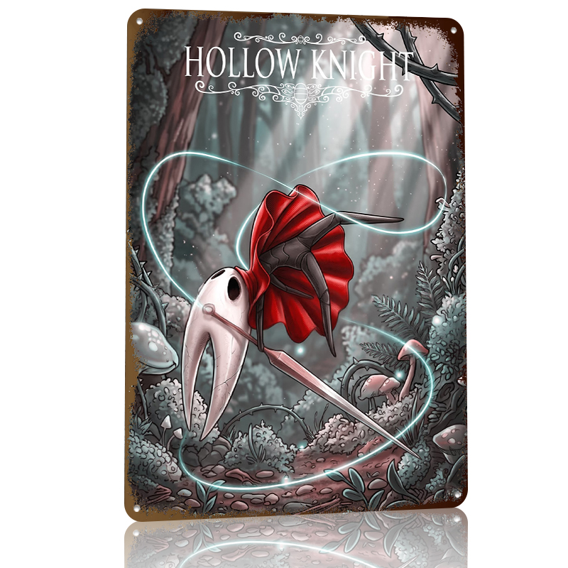 Affiche métallique Hollow Knig - Retro Gaming At Home avis et prix