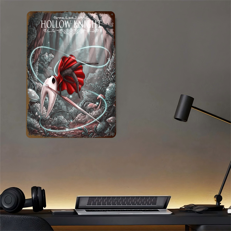 Affiche métallique Hollow Knig - Retro Gaming At Home avis et prix