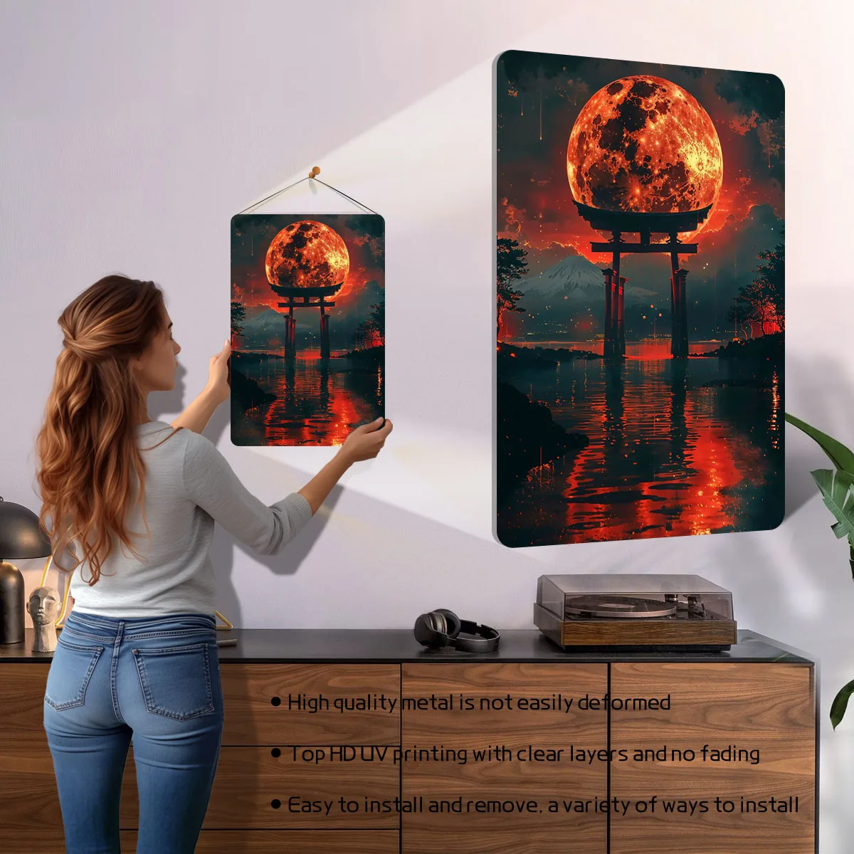 Affiche métallique imprimée Bl - Retro Gaming At Home avis et prix