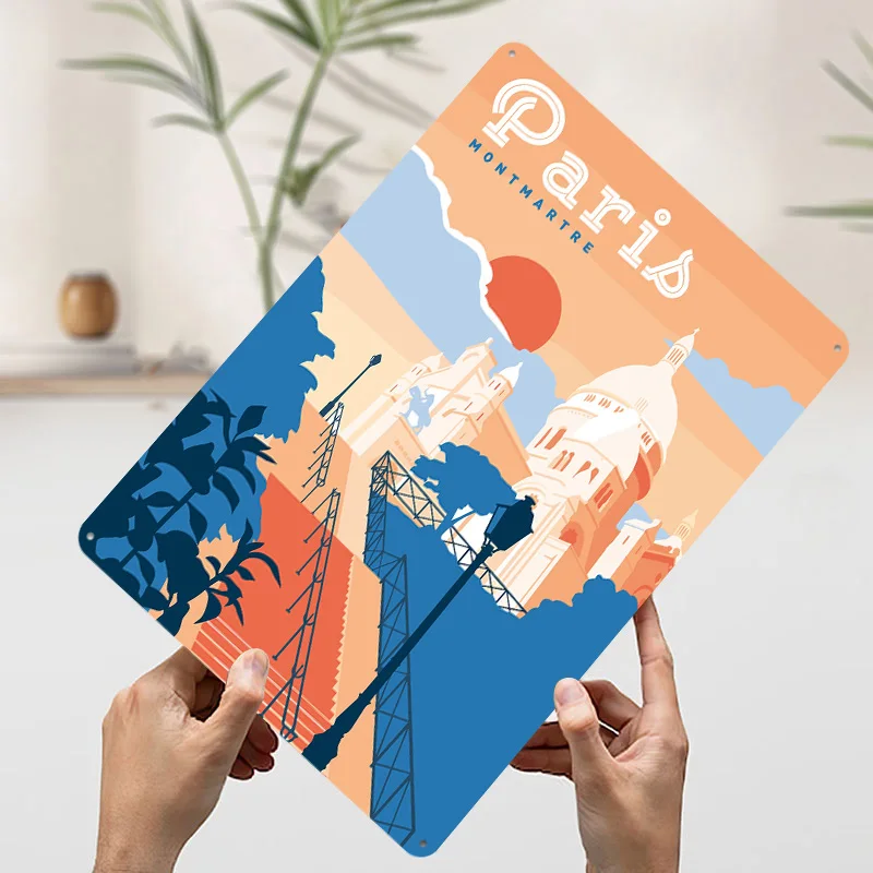 Affiche de voyage imprimée Par - Retro Gaming Paris avis et prix