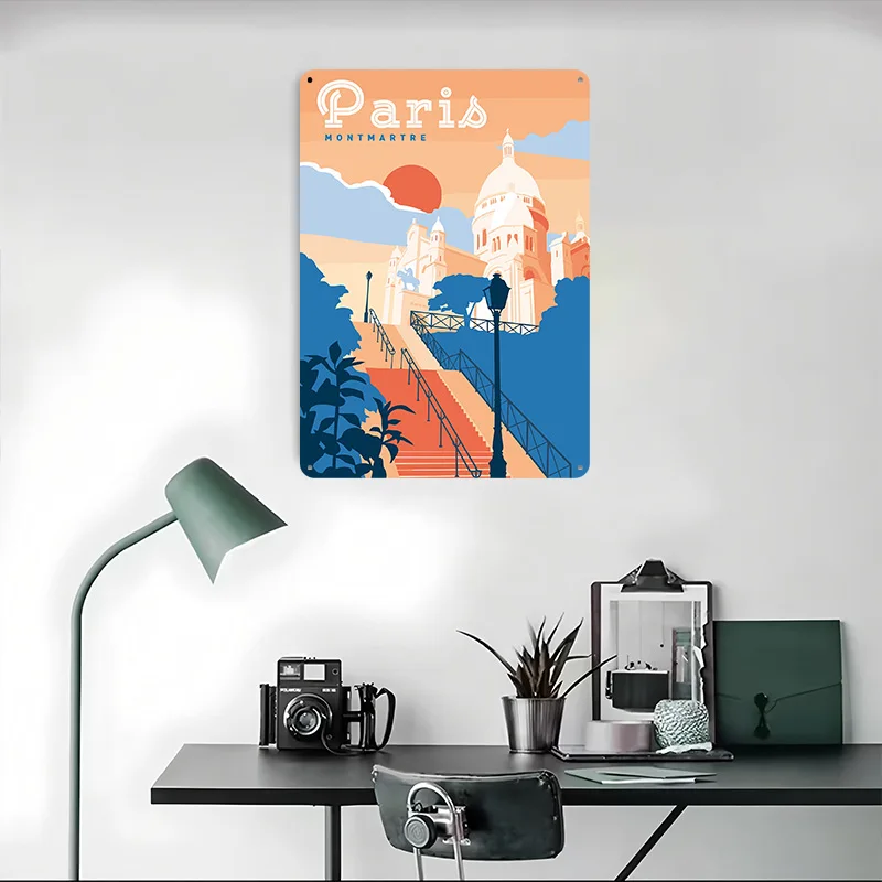 Affiche de voyage imprimée Par - Retro Gaming Paris avis et prix