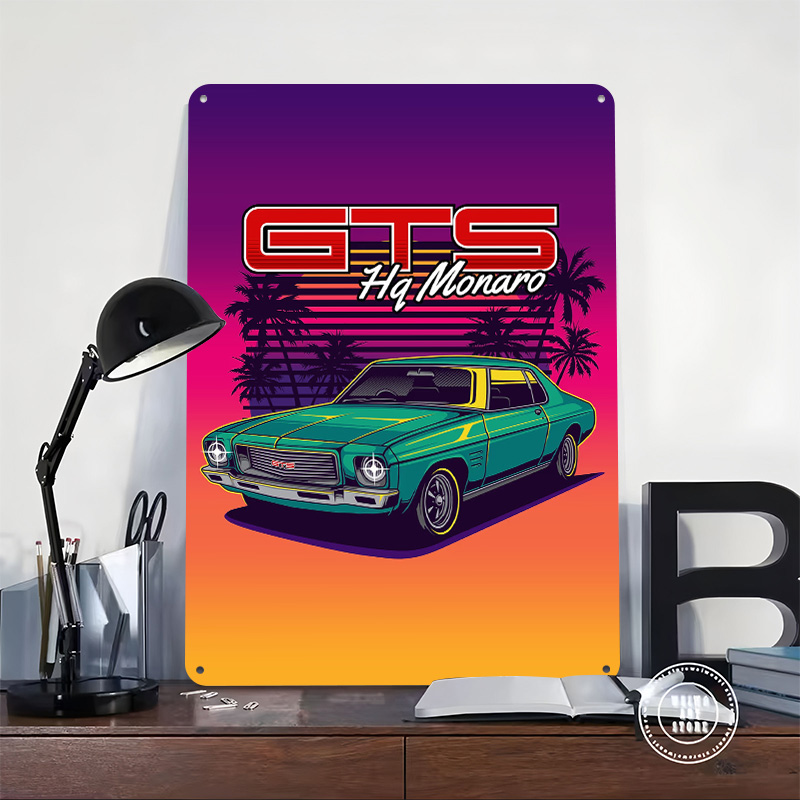 Affiche Métallique Rétro HQ Mo - Retro Gaming At Home avis et prix