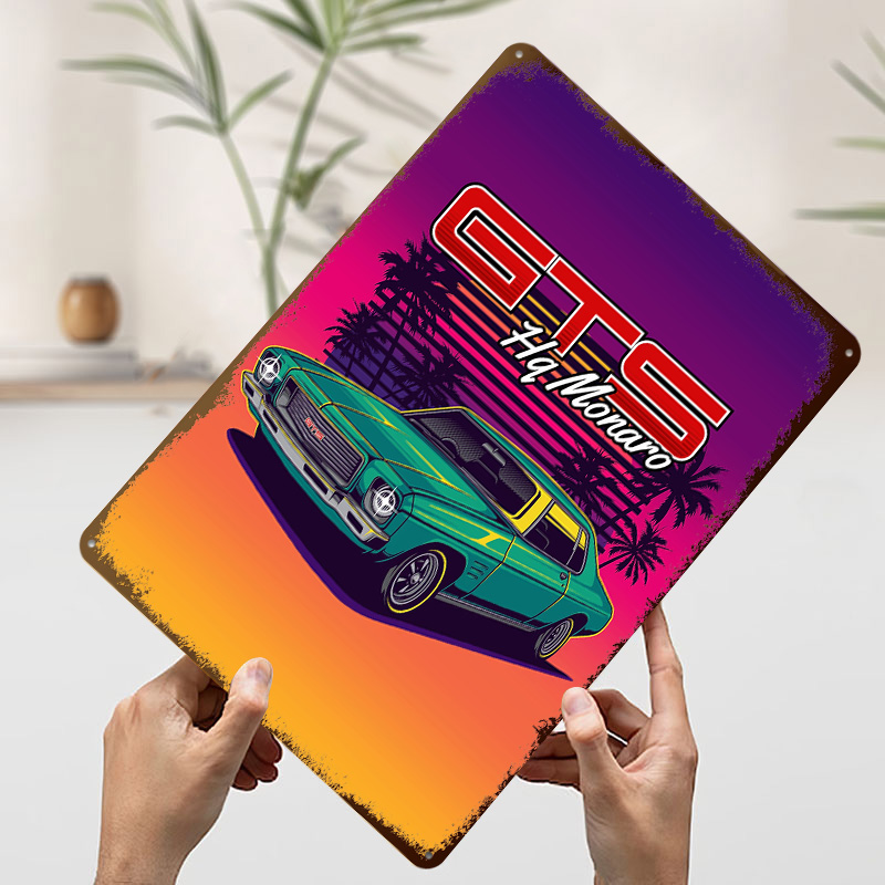 Affiche Métallique Rétro HQ Mo - Retro Gaming At Home avis et prix