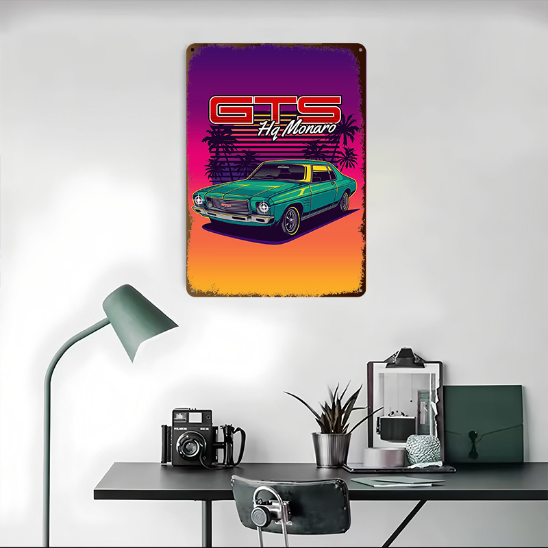 Affiche Métallique Rétro HQ Mo - Retro Gaming At Home avis et prix