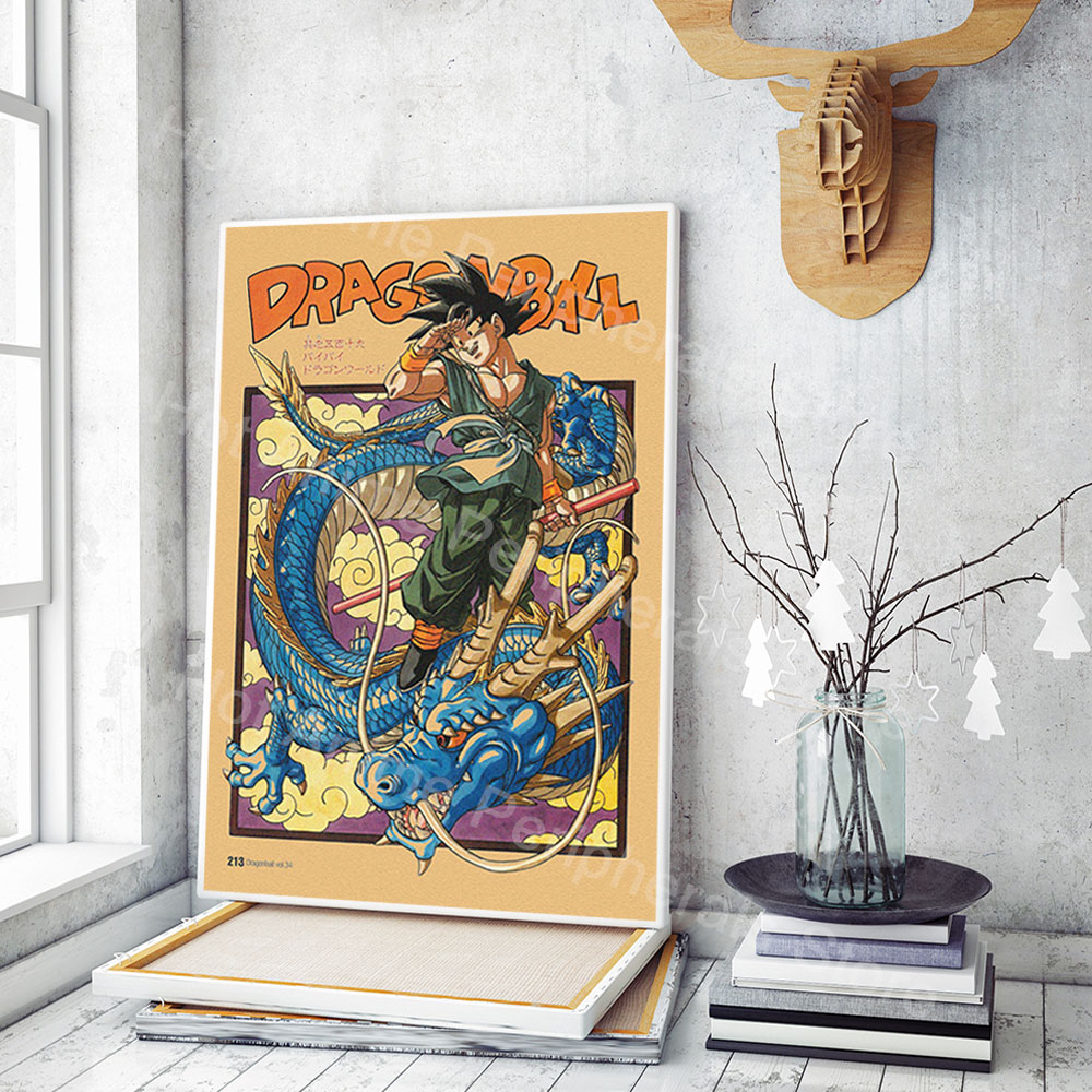 Affiches Vintage Dragon Ball,  - Retro Gaming Art avis et prix