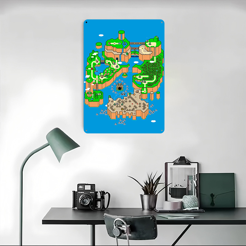 Affiche métallique personnalis - Retro Gaming Island avis et prix