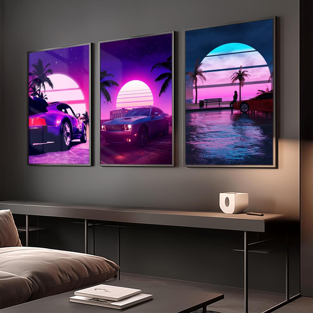 Affiche murale Cyberpunk rétro - Retro Gaming Art avis et prix