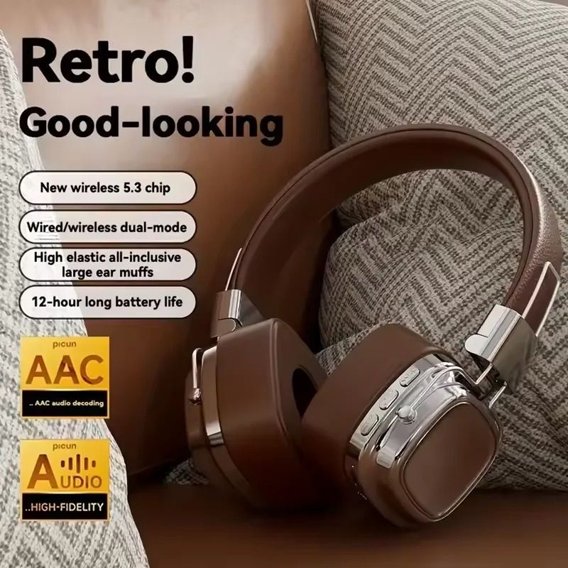 2025 nouveau 5.3 pliable sans  - Retro Gaming Headset avis et prix