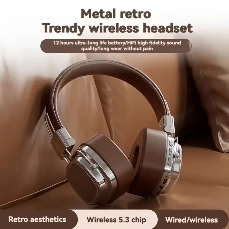 2025 nouveau 5.3 pliable sans  - Retro Gaming Headset avis et prix