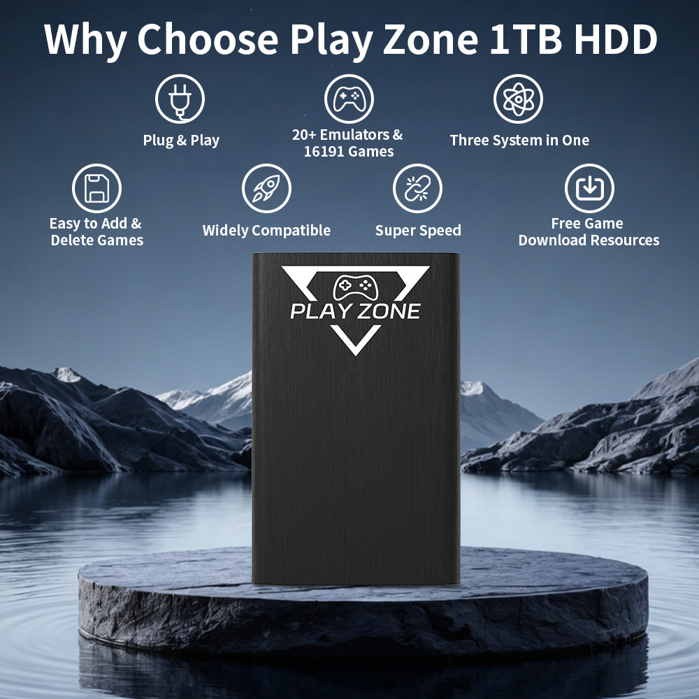 Disque dur portable de jeu Pla - Retro Gaming Zone avis et prix