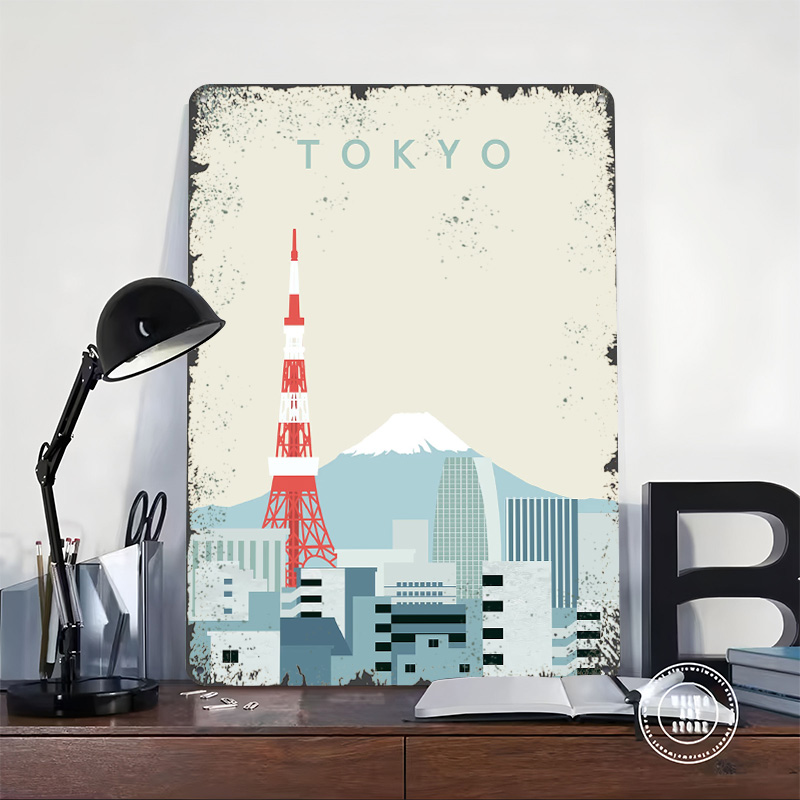 Affiche de Tokyo rétro, pannea - Retro Gaming At Home avis et prix
