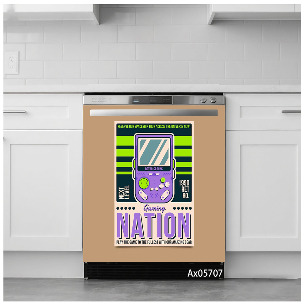 Autocollant de porte de lave-v - Retro Gaming Cabinet avis et prix