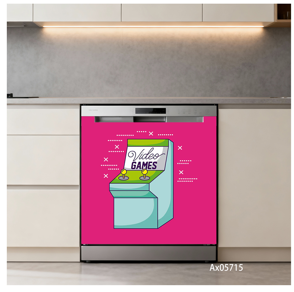 Autocollant de porte de lave-v - Retro Gaming Cabinet avis et prix