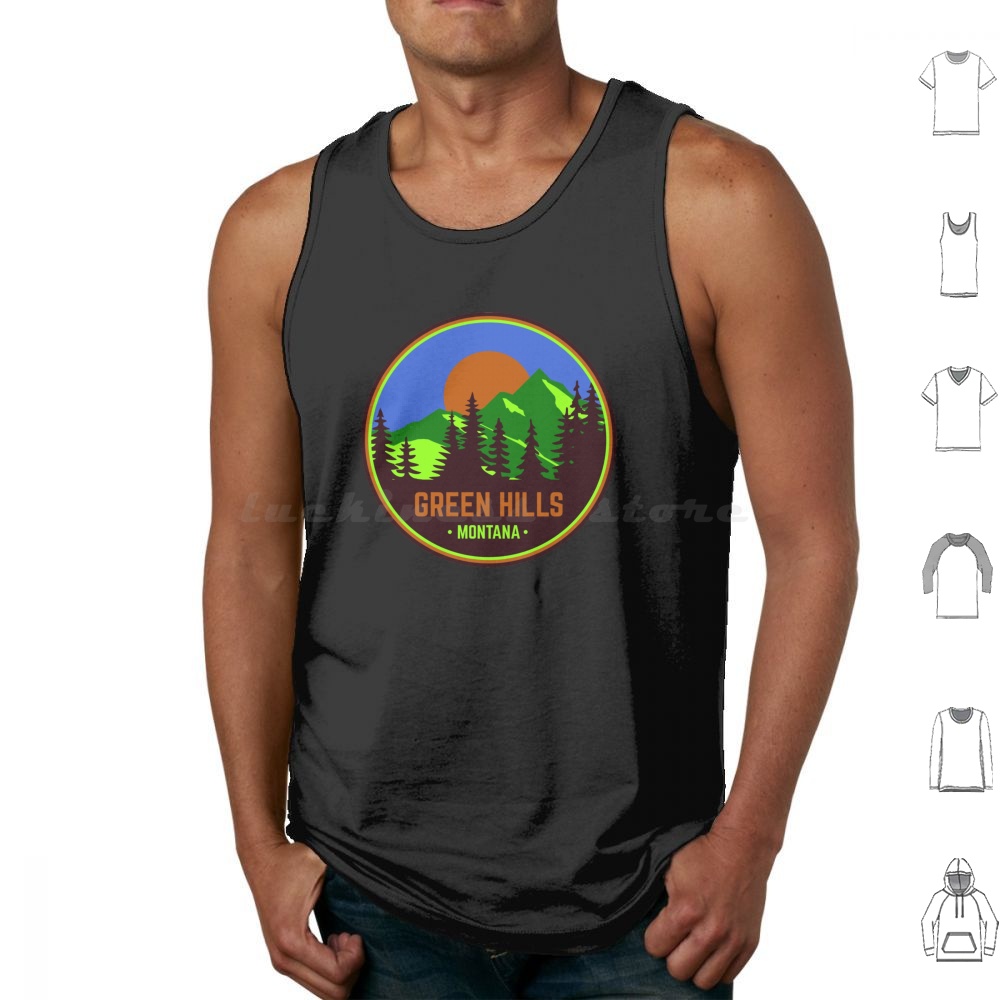 Green Hills Montana Tank Tops  - Retro Gaming Zone avis et prix