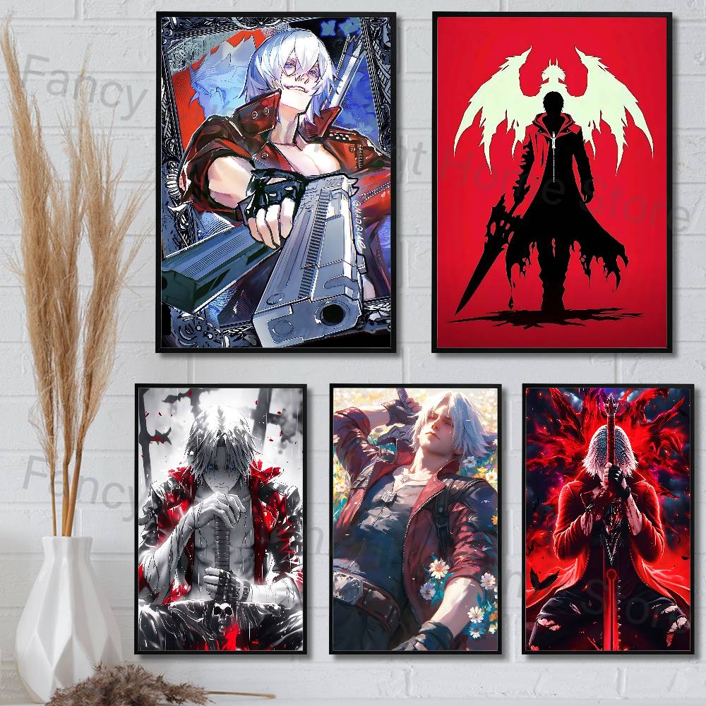 Affiche de jeu D-Devil May C-C - Retro Gaming Art avis et prix