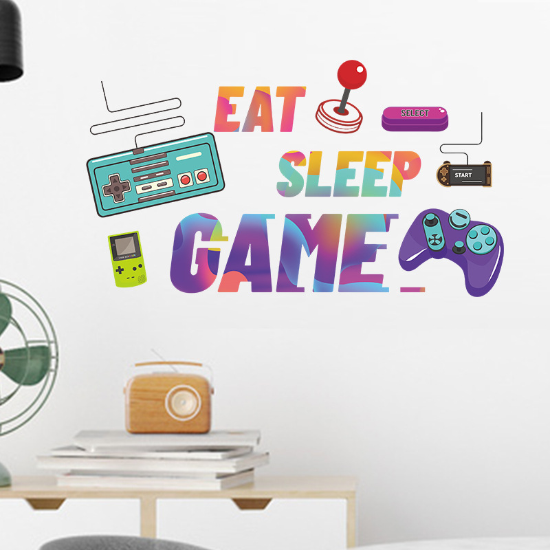 Autocollant mural « Eat Sleep  - Retro Gaming Cabinet avis et prix