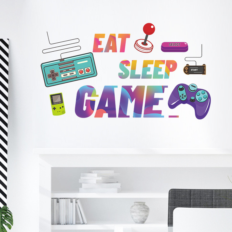 Autocollant mural « Eat Sleep  - Retro Gaming Cabinet avis et prix
