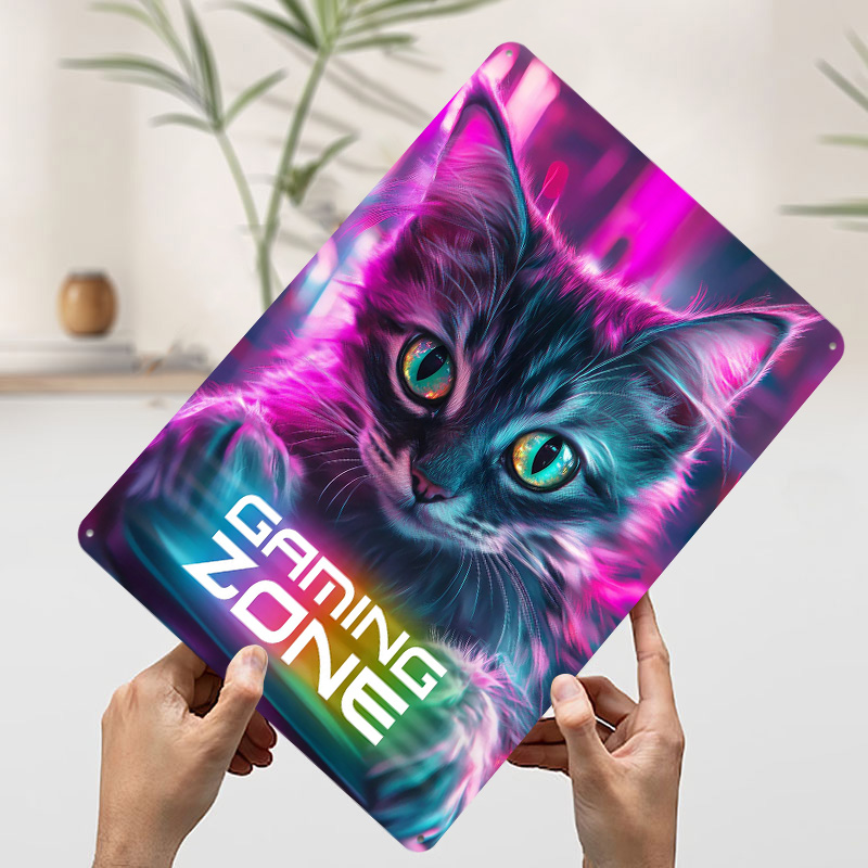 Gamer Cat - Affiche imprimée G - Retro Gaming Zone avis et prix