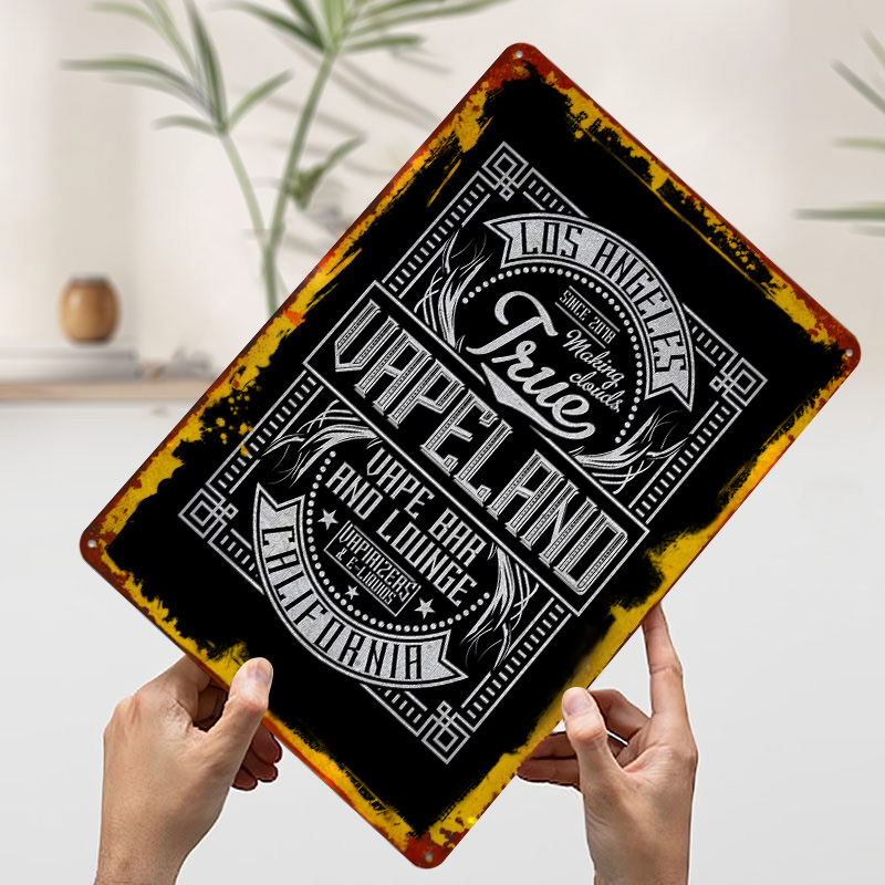 Affiches en fer blanc Vape Lan - Retro Gaming Island avis et prix
