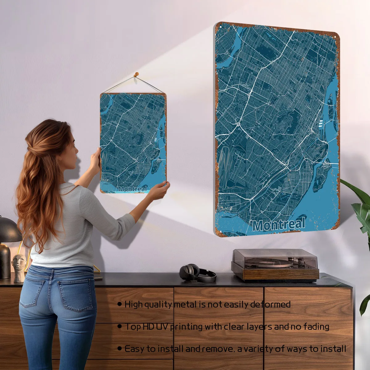 Affiche de la carte de la vill - Retro Gaming Montreal avis et prix