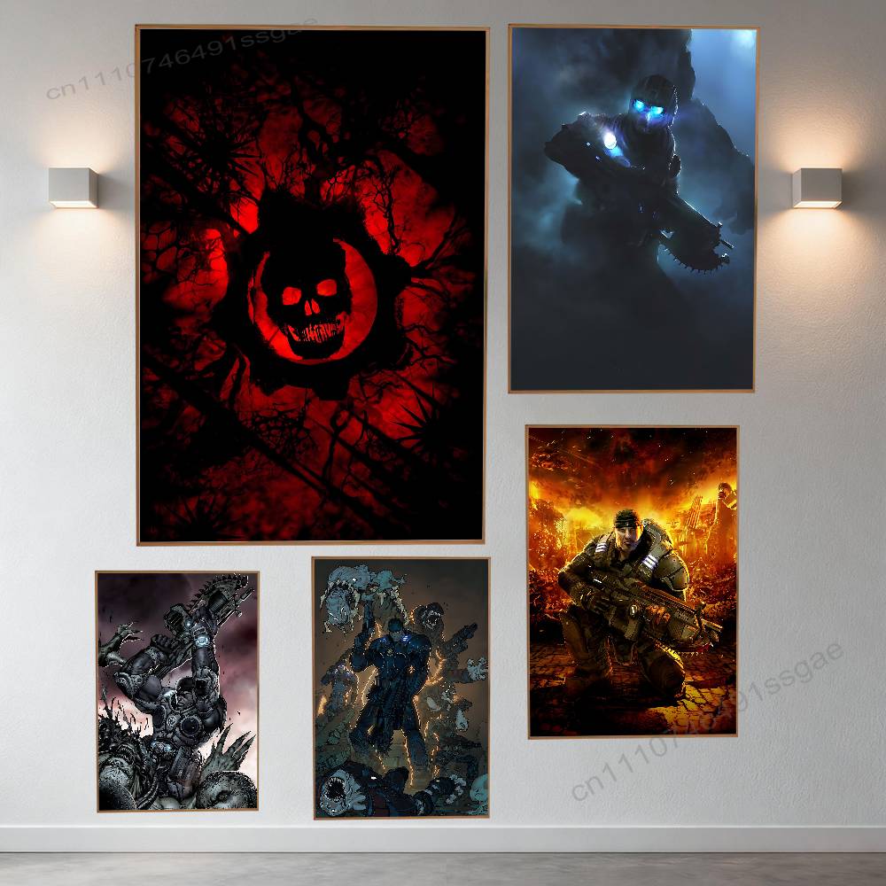 Affiche de jeu G-Gears of W-Wa - Retro Gaming Art avis et prix